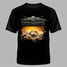 Футболка World Of Tanks, хлопок, фирменная новинка, S, L, M, Xl, Xxl, Wot,, новейшие модные мужские хлопковые футболки с круглым вырезом и принтом