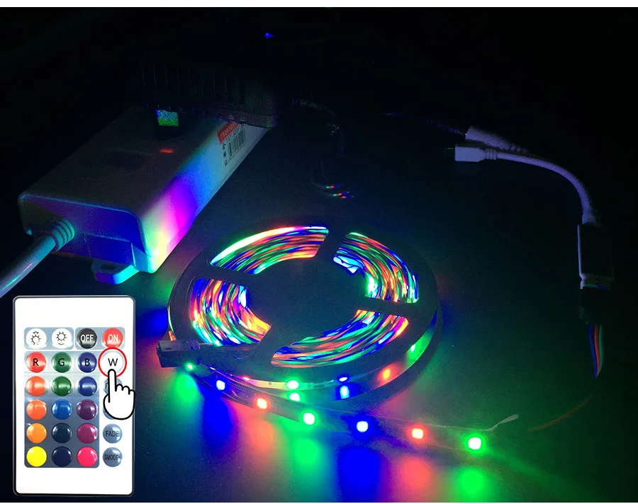 5 м 10 м 15 м RGB WI-FI Светодиодные ленты удаленные 2835 3528 60 Светодиодный s/M Водонепроницаемый светодиодный свет лента Гибкая диода строка
