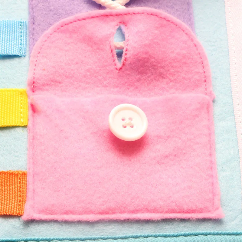 Baby Early Education Toys Learning Wearing Clothes Zipping Buckle Baby Learning Board YJS Dropship