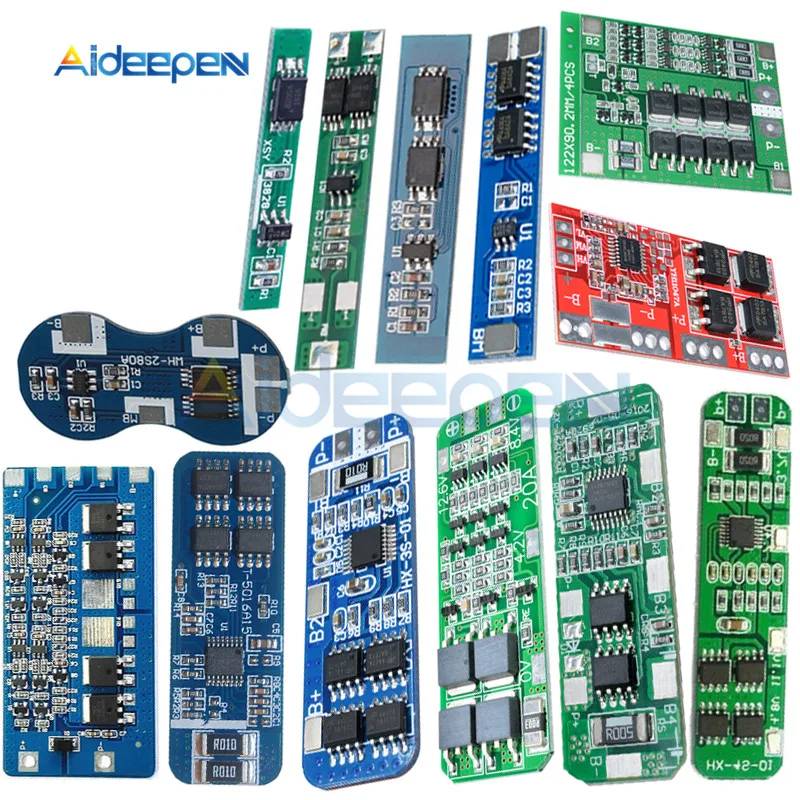Защитная плата для литий ионных аккумуляторов 1S 2S 3S 2 5A 6A 8A 10A 18650 3 7 В PCB