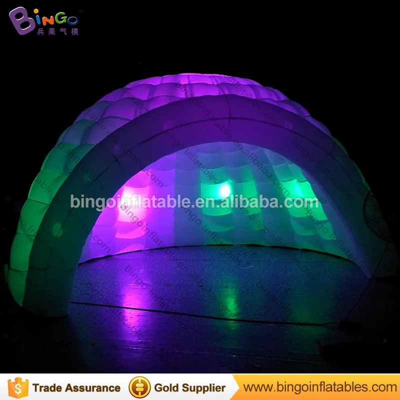  16.4 feet LED inflatable igloo tent / inflatable event tent / inflatable party tent with blower toy