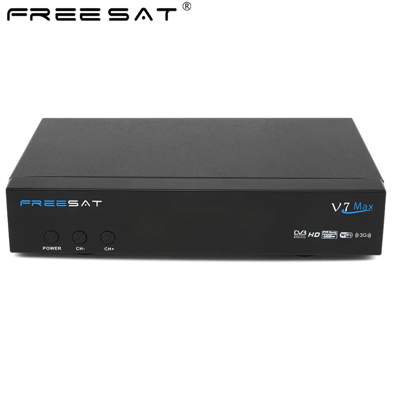 Новый DVB-S2 HD Freesat V7 спутниковый ТВ приемник + WI-FI Поддержка PowerVu Biss ключ Cccamd Newcamd Youtube