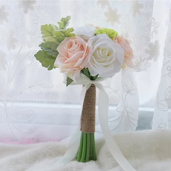 

Bridesmaid Wedding Bouquet Roses Bouquet Bridal Bouquet Simulation Flowers for Wedding Party