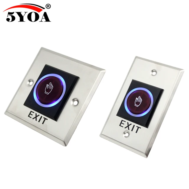 5YOA Push Touch Exit Button Door Eixt Release Button for access Control System suitable for Home Security Protection 2