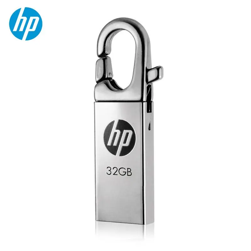 

HP Metal Flash Disk 32GB DIY LOGO Cle USB Stick 2.0 Memoria U Disk Merry Christmas Gift Pen Drive V252W DJ USB Pen Free Shipping