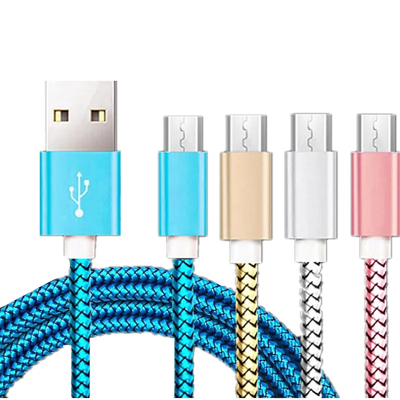 Micro USB кабель в нейлоновой оплетке Быстрая зарядка USB ЗУ для мобильного телефона кабель для iPhone 5 6 7 XS Max 8 Plus Android type C кабели