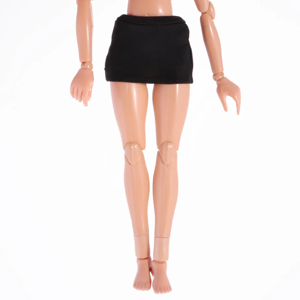 1/6 Dolls Accessories Black Package Hip Skirt Dress for 12" Female Action Figure Body Hot Toy Dolls Cloth Collect Kid Girl Gift