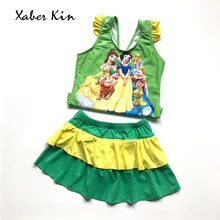 Купальные костюмы для девочек, новинка года, детские купальники с рисунком для детей, детские танкини, купальный костюм, Beachwear-SW912