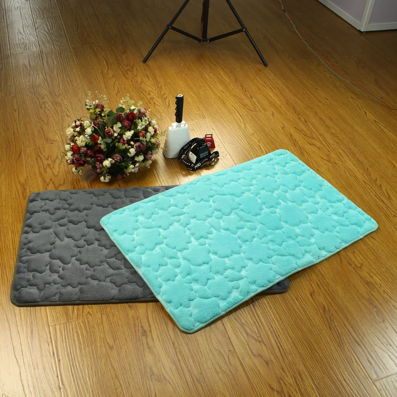 50*80 см 3D цветок ковровое покрытие губка коврик Нескользящая хорошая воздухопроницаемость коврики для туалета ковры Tapete коврик для ванной комнаты YH-H-002