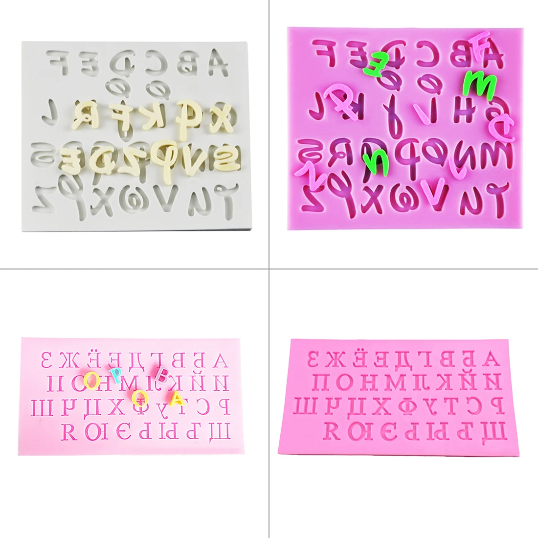 

Soap Mould 1PC 3D Russian/English Alphabet Number Fondant Molds Cake Decorating Tools Chocolate Soap Mold Kitchen Cake Stencils