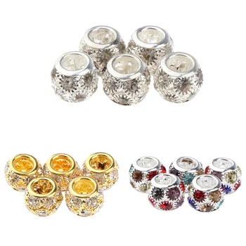 

15 Pieces Copper Hair Coil Dreadlocks Hair Braid Rings Dreadlocks Metal Hair Cuffs Hair Braiding Beads for Hair Accessory