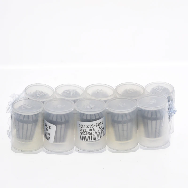 

10pcs ER16 Spring Collet 1-10mm high Precision 0.008mm CNC Milling Lathe Tool for ER16 toolholder