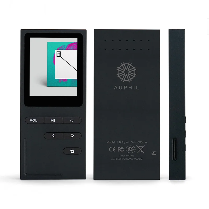 MP3 плеер AUPHIL X12 без потерь музыкальный 50 часов воспроизведения встроенный динамик