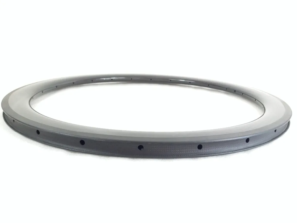 Sale 700c 50mm clincher U shape road bike carbon rim 50C 25mm wide basalt brake track UD 3K matte glossy 16 18 20 21 24 28 32 Holes 4