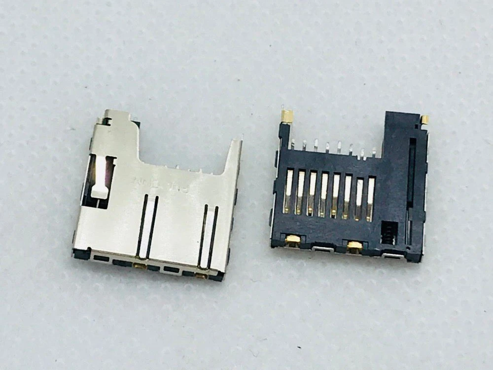 

OPPO VIVO Redmi ZTE Coolpad 8pin Domestic Smartphone Micro TF SD Card Socket Slot Tray Holder PC Tablet Laptop PCB FPC Connector