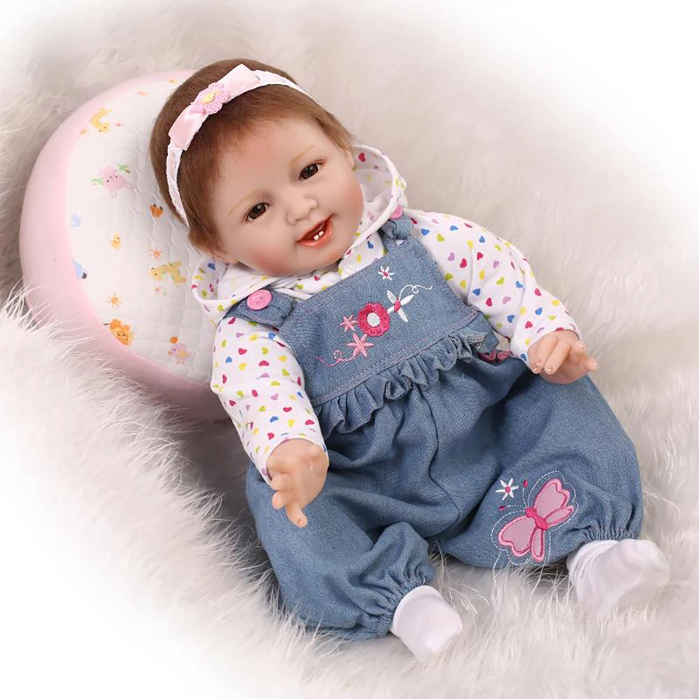 

50cm NPK Soft Silicone Reborn Baby Doll Toy Lifelike Simulation Real Touch Newborn Girl Babies Child Birthday Gift Kid Play Toy