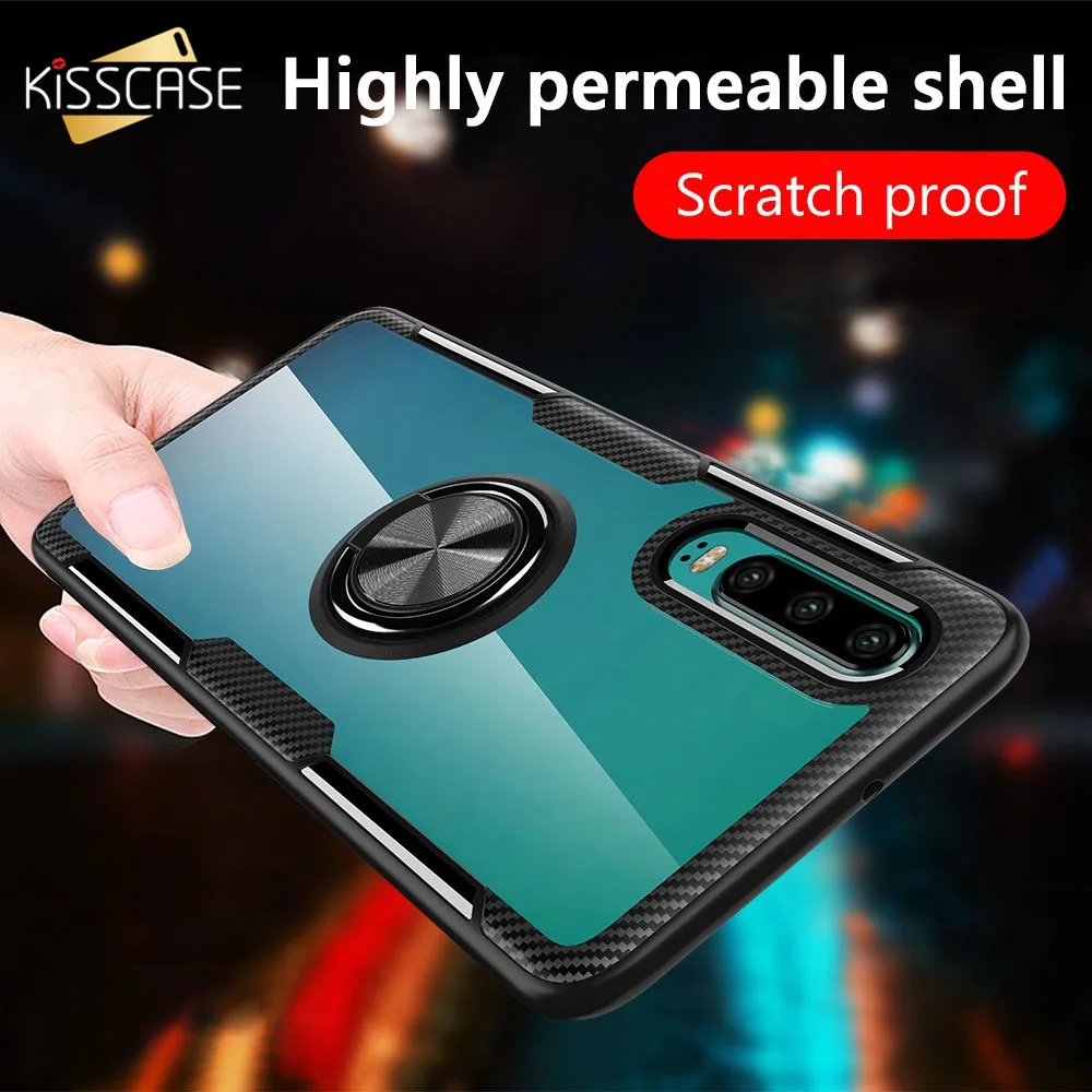 Чехол для телефона KISSCASE Ring Для Huawei P20 P30 Lite Pro Mate 20 защитный чехол Honor 8X 10 |