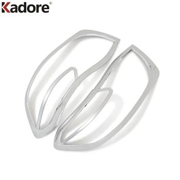 

For Toyota Highlander 2008-2010 ABS Chrome Front Headlight Lamp Cover Head Lights Trim Car Exterior Accessories 2pcs