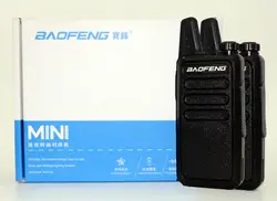 2 шт. Baofeng BF-R5 мини-рация с гарнитурой 5 Вт 470 мГц 400 частота UHF Ручной радио домофон двухстороннее радио в подарок