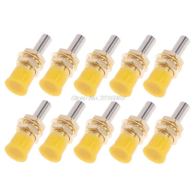 

OOTDTY 10 Pcs SMA Female Plug Bulkhead Crimp RG316 RG174 LMR100 RF Coaxial