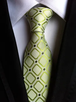 

8cm Woven Necktie Formal Occasion Ties with Character Geometric Pattern