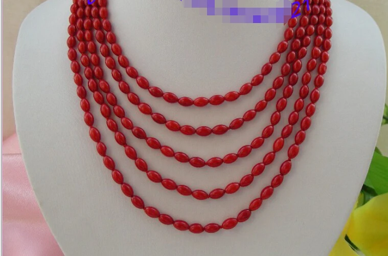 

shipping> >>>super long 100" beautiful red coral besds Necklace
