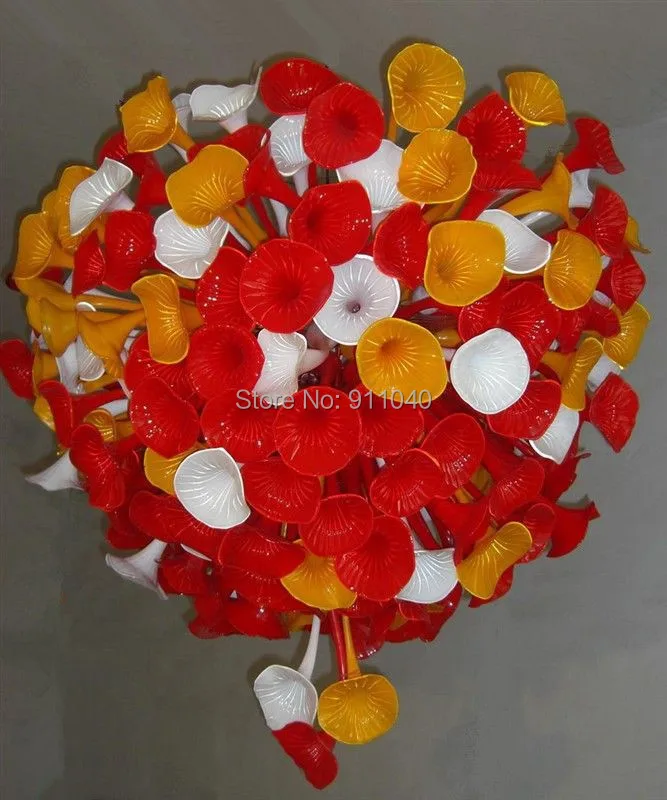 

Free Shipping New Style Chandelier Petunias Design Home Lighting Led