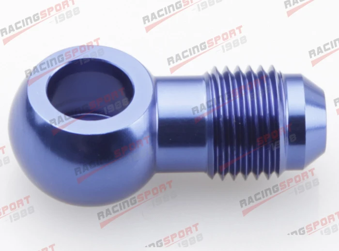 Алюминиевый переходник для БАНДЖО Bolt AN4 AN 4 to 10 5 мм синий|an fittings|fitting anan4 fitting |