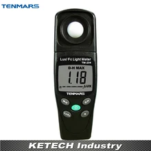 Интегрированный цифровой измеритель освещенности Люксметр/фотометр TM-204