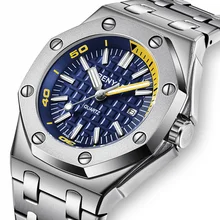 Новинка, BENYAR, модные мужские часы, лучший бренд, Роскошные Кварцевые часы для мужчин, повседневные, водонепроницаемые, спортивные наручные часы, Relogio Masculino Box