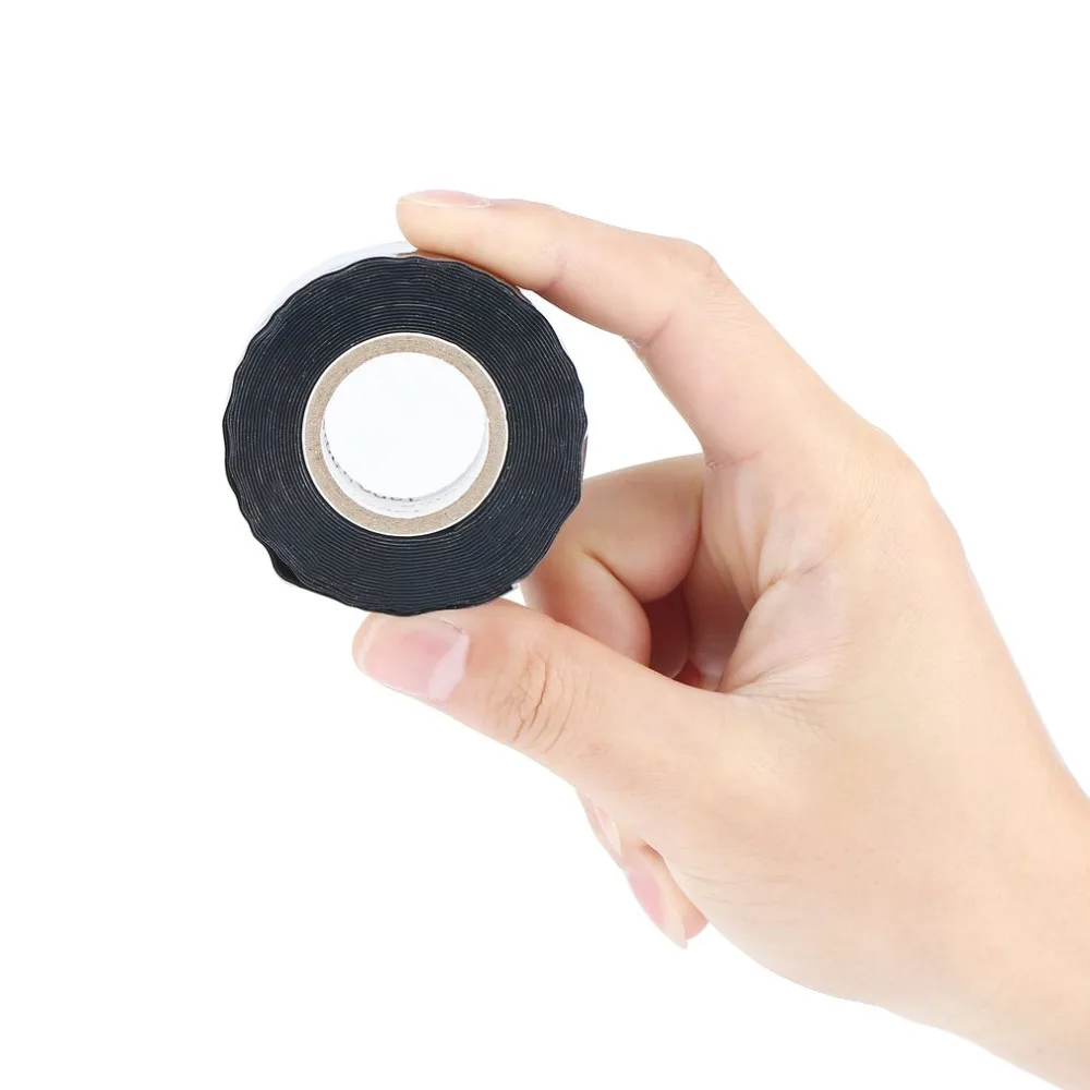 

3M Black Waterproof Silicone Performance Repair Tape Bonding Self Fusing Rescue Wire Hose Connectors Repair Sealing Tape