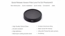 PGY DJI phantom 4 phantom 3 ND8 lens filter UAV Quadcopter drone parts accessories Gimbal Camera Neutral Density 8 Filter