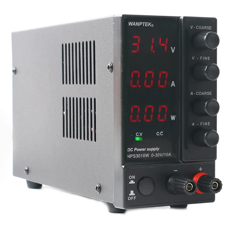 Регулируемый блок питания NPS306W/3010W/605W/1203W 30V/60V/120V 3A/5A/6A/10A Lab DC 0 1 V/0 01a/0 01 W + разъем