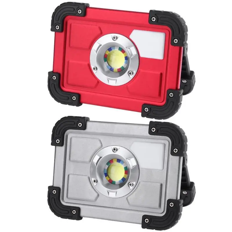 

Portable 20W COB LED Waterproof Searchlight Work Lamp Camping Outdoors USB Rechargeable 18650 Battery Floodlight