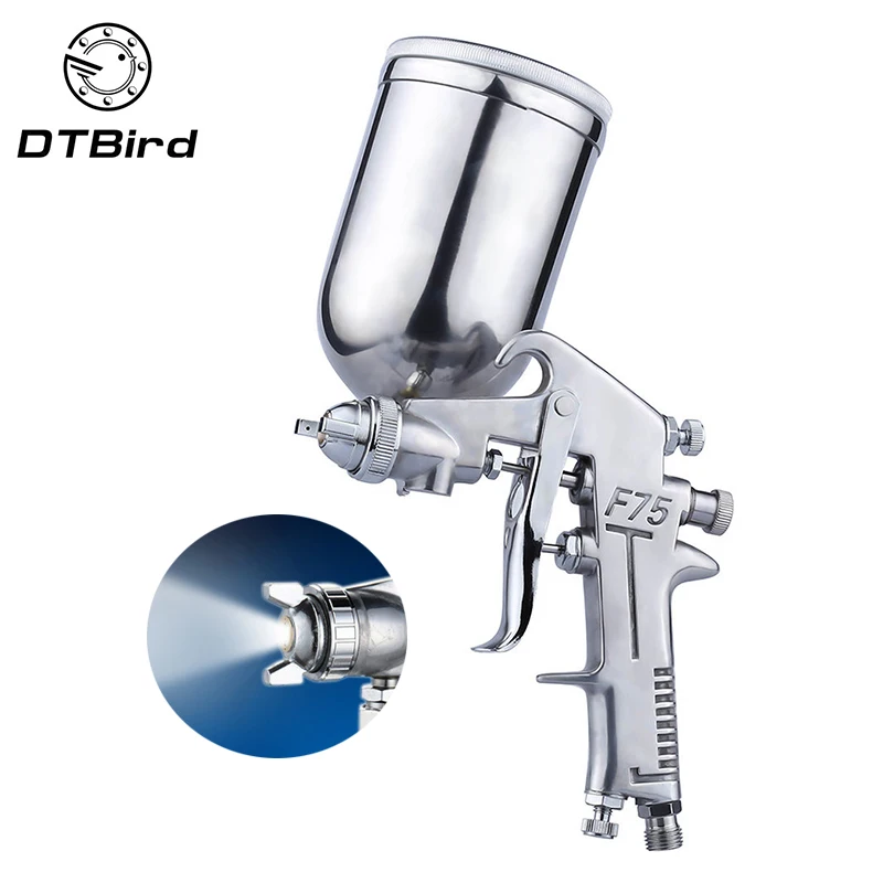 Профессиональный электроинструмент, пистолет-распылитель, пневматический пистолет-распылитель для краски, Аэрограф, распылитель, распылитель, инструмент для нанесения праймера на мебель - Цвет: Золотой