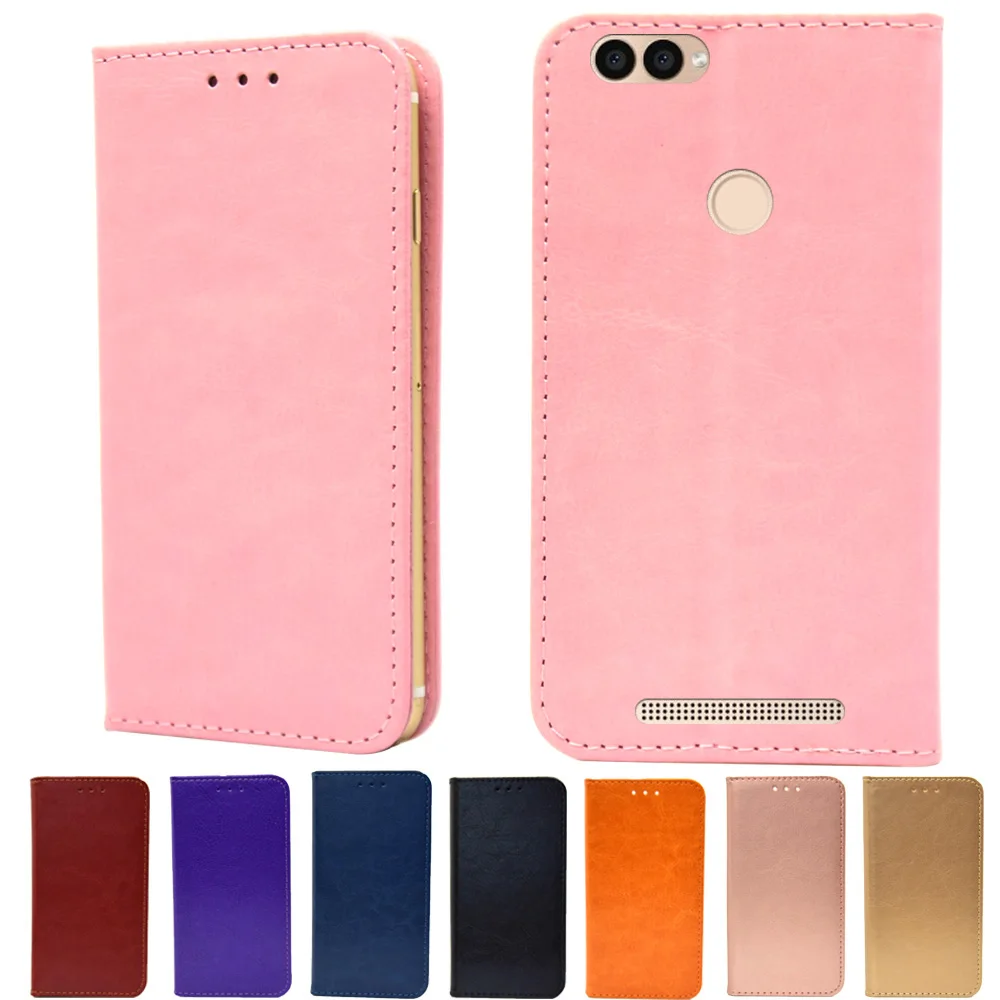 

Hot !Luxury Book Wallet Flip PU Leather Case Stand Card Holder Cover For LEAGOO POWER 2 Mobile Phone 5.0"HD IPS 3G Smartphone