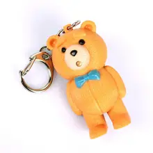 Ditai bear font b led b font sound light key chain font b flashlights b font