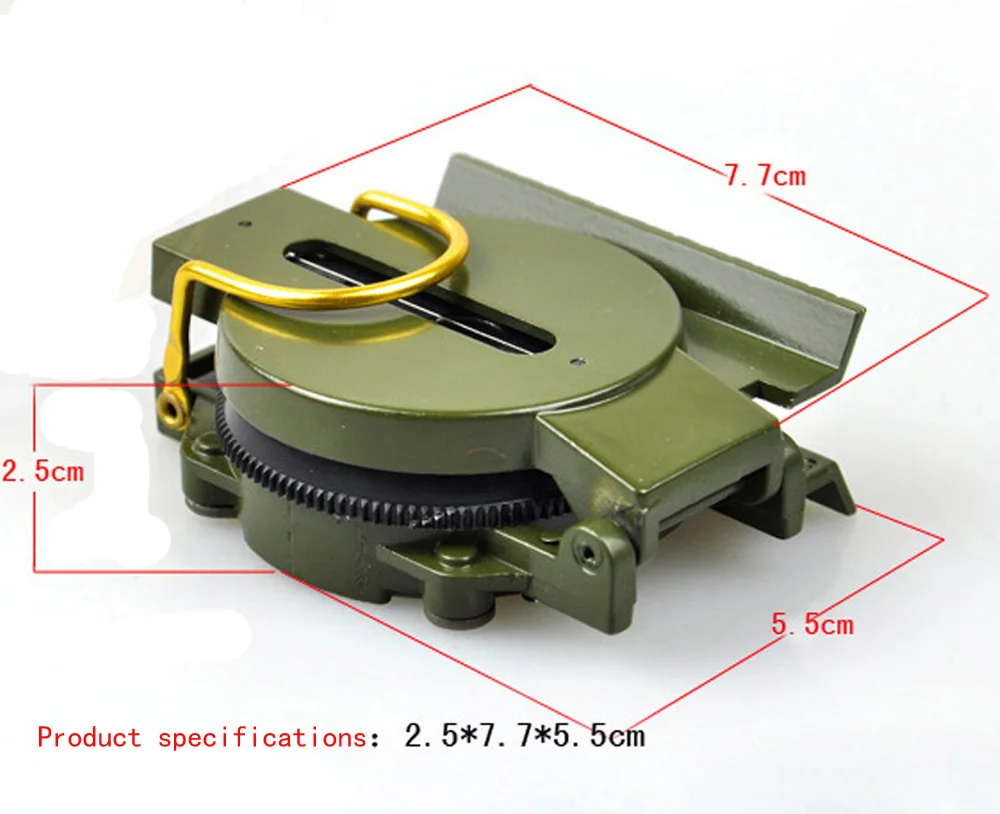 Военный компас Клинометр Туристический навигатор для лесной охоты Открытый тактический Набор инструментов для выживания туристическое снаряжение для кемпинга