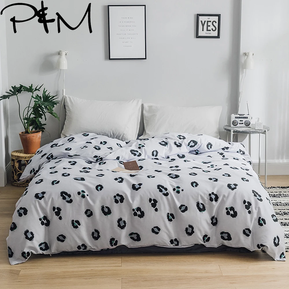 Papa Mima Fashion Style Leopard Print Duvet Cover Comforter Quilt