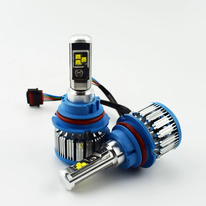 2pcs Car Headlight Bulb kit Cree LED chip 80W Hi Lo Beam Automobile