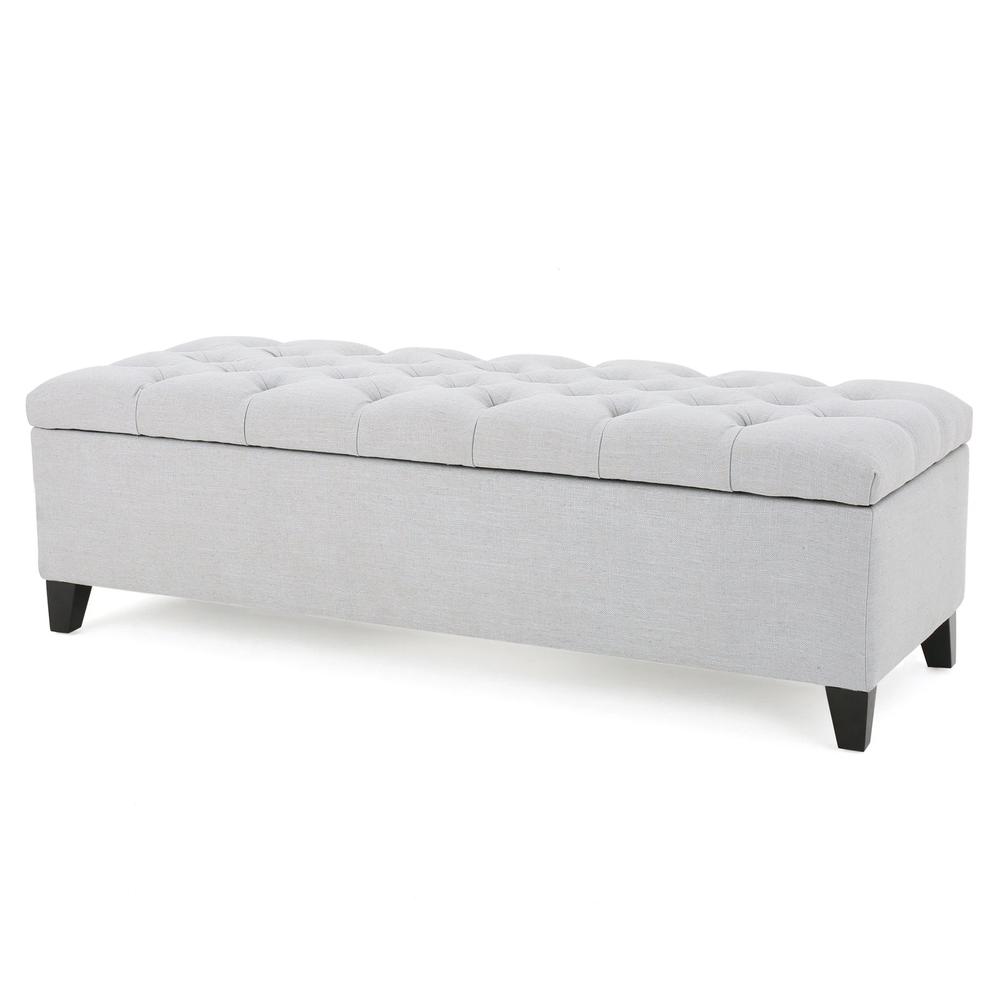 Charleston New Velvet Tufted Storage Ottoman (2)