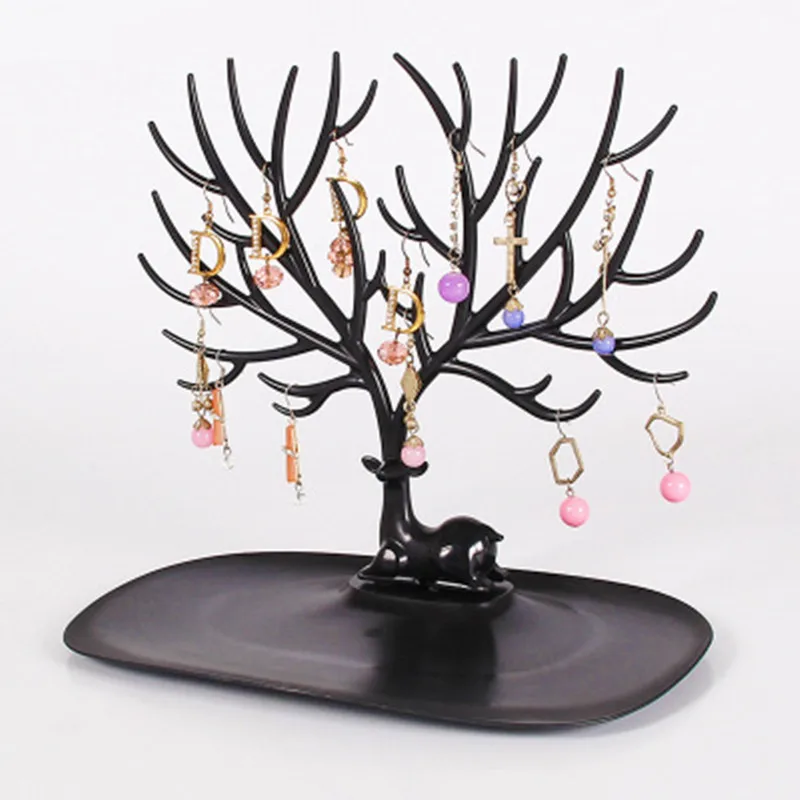 

2019 Deer Earrings Necklace Ring Pendant Bracelet Jewelry Display Houlder Stand Tray Tree Storage Racks Organizer Holder