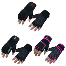1 пара перчатки для спортзала противоскользящие тяжелые спортивные перчатки для занятий тяжелой атлетикой для тренировки, бодибилдинга Спортивные Перчатки для фитнеса для мужчин и женщин