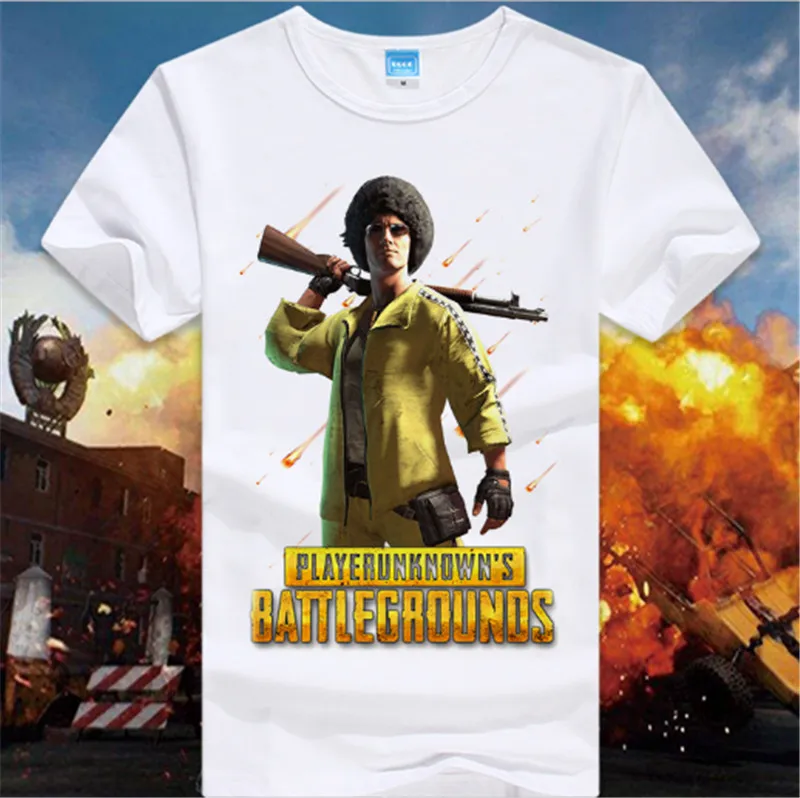 PUBG/игрок UNKNOWN'S BATTLEGROUNDS футболка подарок для фанатов игры мальчик друг подарок короткий рукав PUBG футболка S Горячая игра