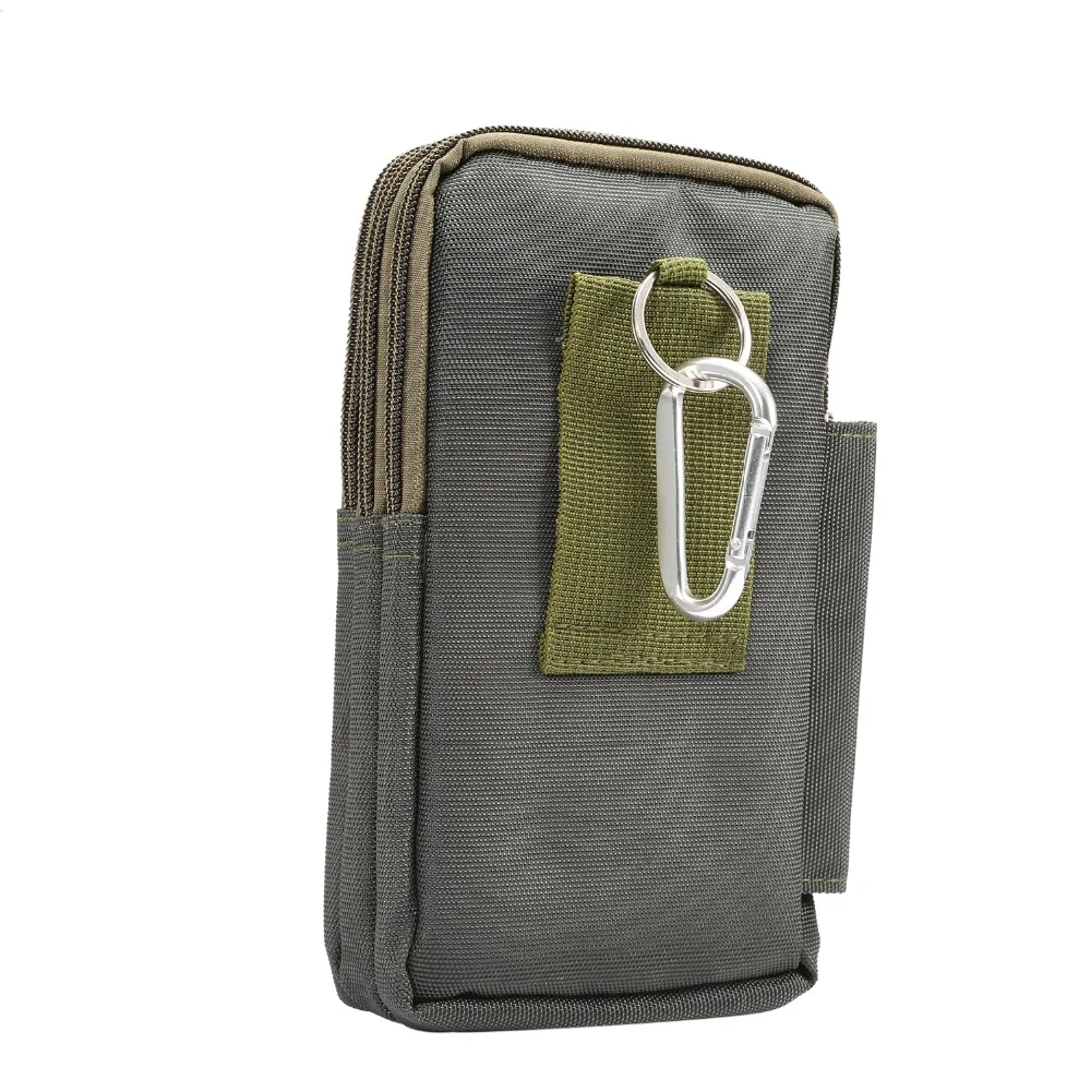 Мужская поясная сумка мобильного телефона чехол для телефона кошелек в стиле «Хип маленькая поясная сумка на талию крючок для сумки 4 молния ручка чехол для LG Stylo 4 G5 G6 плюс