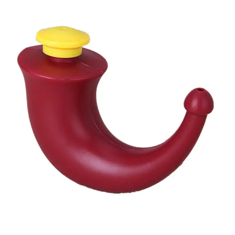 

Yoga Neti Pot Nasal Rinsing Nose Wash Sinus Irrigation Red Horn Cleaner
