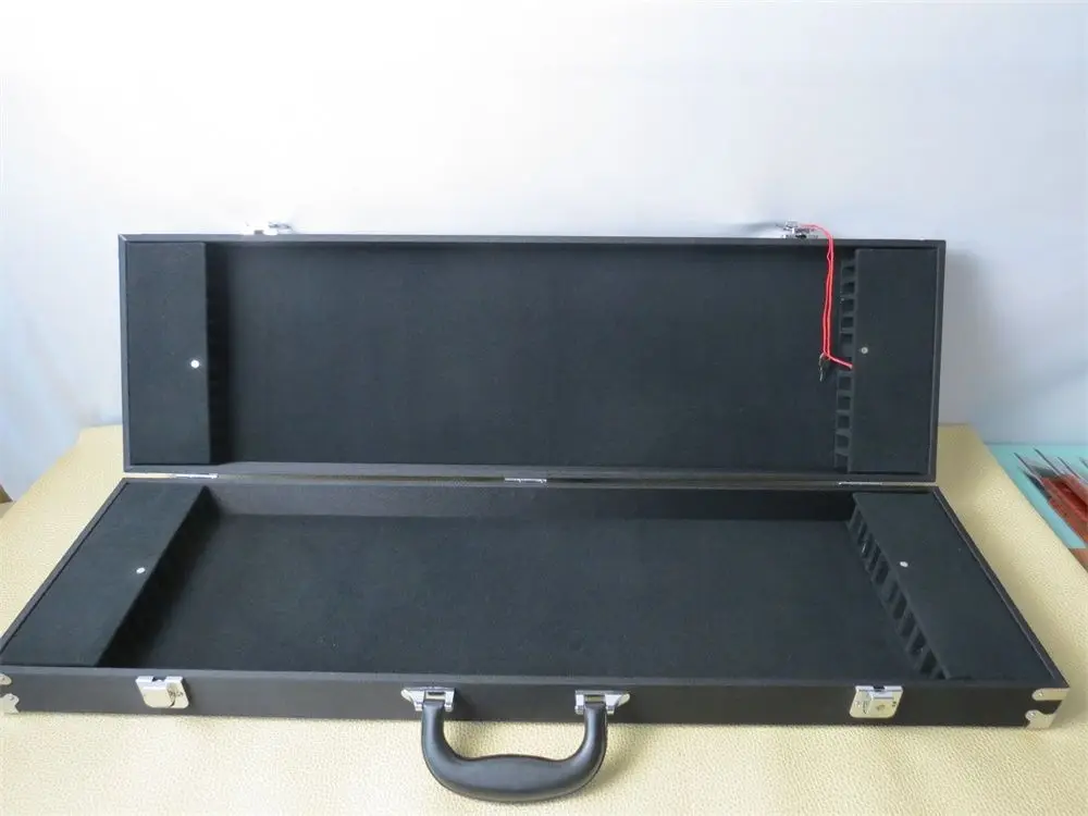 

Professional 24-Bow Case - Fit Violin/ Viola Bows with great bow holders.