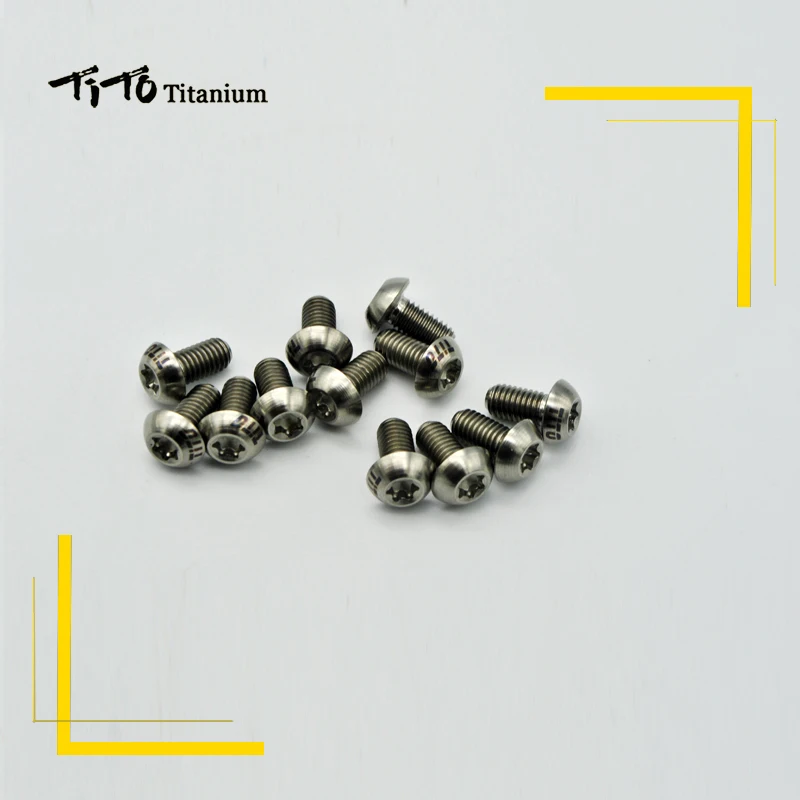 12 шт. титановые тормозные винты для M5x10mm Torx T25|disc brake bolts|brake bolttitanium disc |