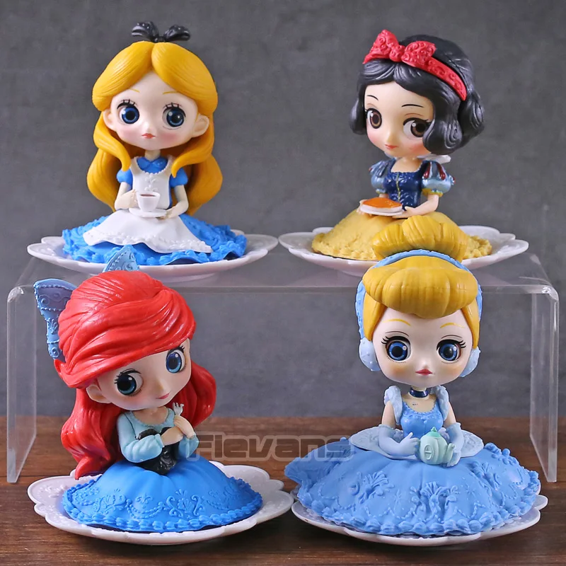 Q posket Characters Sugirly Alice Ariel Snow White Cinderella PVC