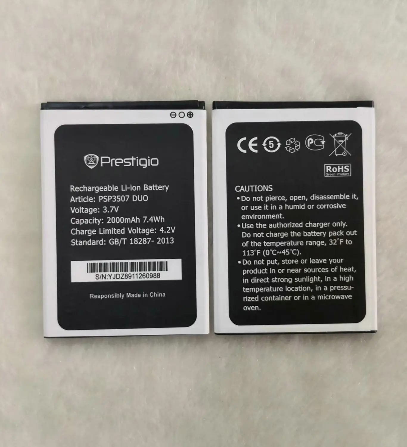 

New 2000mAh Battery For Prestigio Wize N3 PSP3507 DUO PSP 3507 Cellphone Bateria